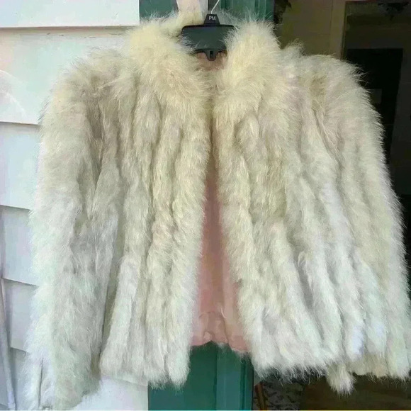 Elam Women’s Vintage Fur Coat 100% Norwegian Blue Fox Size M Luxury Winter Fall - Picture 10 of 13